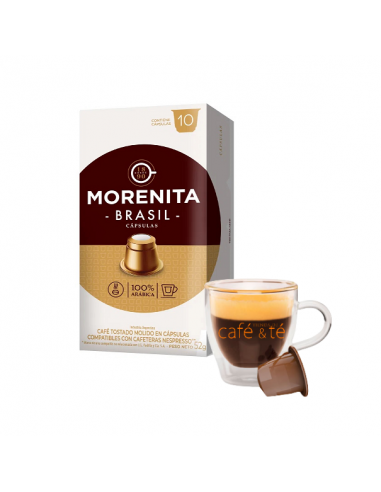 Capsulas de Café Morenita Brasil Nespresso Caja 10u.