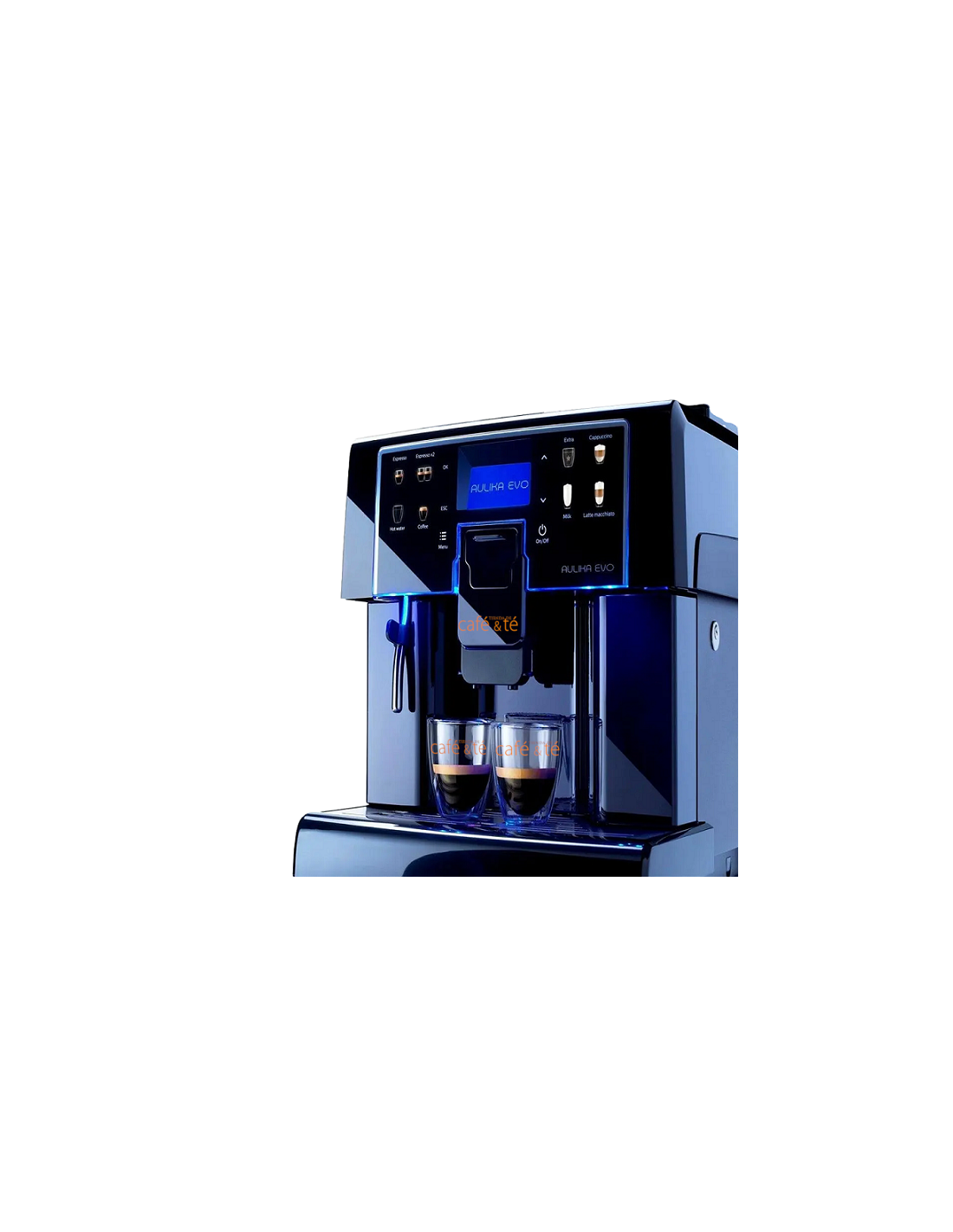 Cafetera Superautomática ELDOM Aulika EVO Azul Negro Negro/Azul