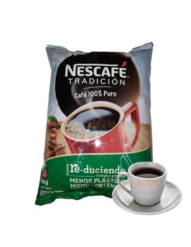 Café Nescafe Clásico Instantáneo Sin Azúcar Bolsa de 1 Kg