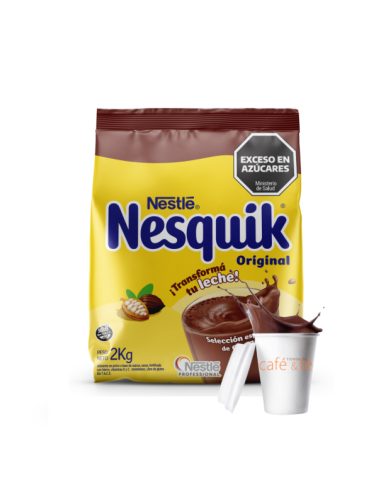 Cacao Nesquik Chocolatada de Nestle Bolsa de 2 kg