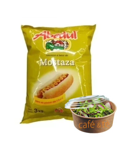 Mostaza aderezo en Bolsas Grande abedul - Caja 2 x 3kg