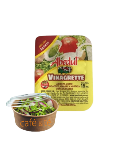 Salsa Vinagrette Aderezo Individual Blister 15cc caja 120 unid