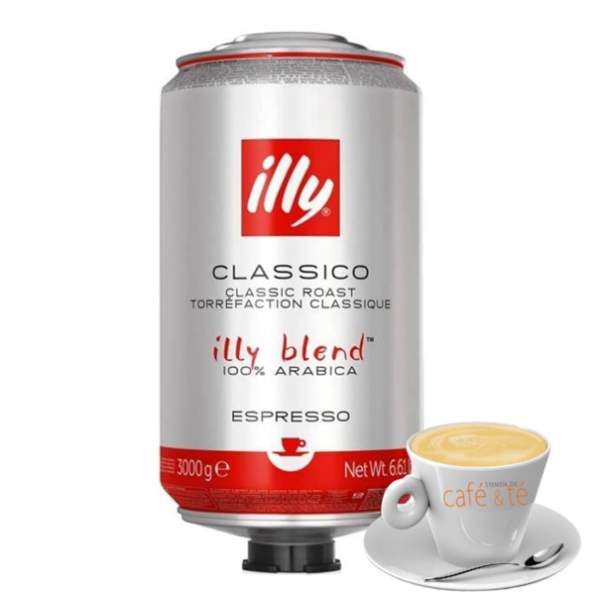 Café en Grano illy Clásico y Origen en Lata de 3kg