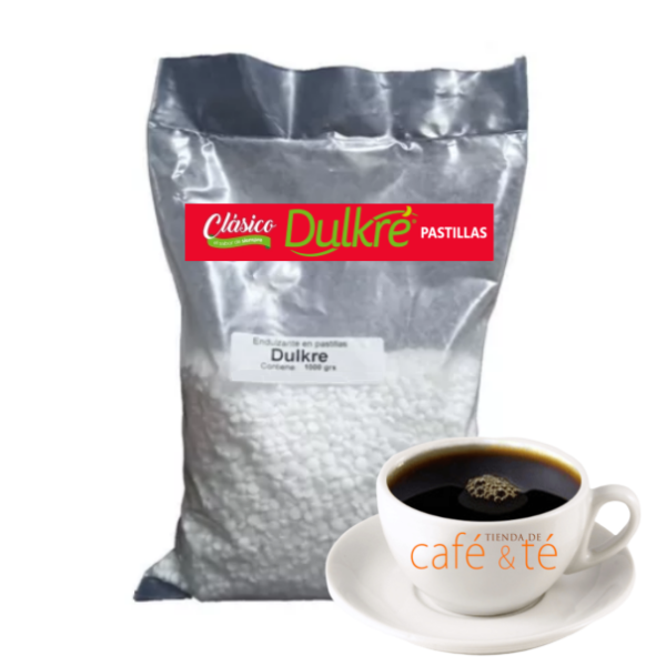 Edulcorante Dulkre Clásico en Pastillas y Bolsa de 1000g