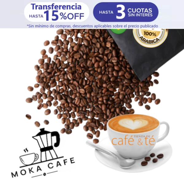 Café en grano Espresso Moka en Bolsa de 500g