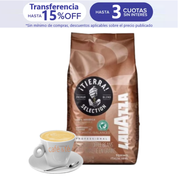 Café en grano Lavazza Italia Tierra Intenso Bolsa 1kg