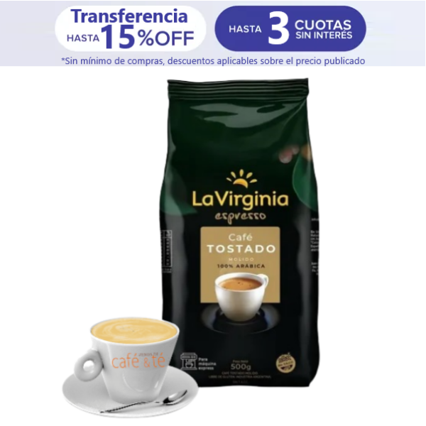 Café de Filtro Molido La Virginia en Bolsa de 500g