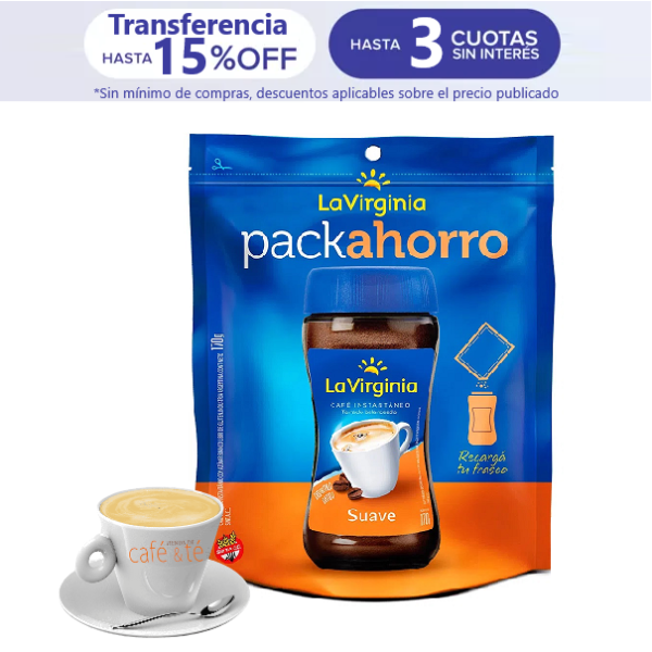 Café La Virginia Instantáneo Suave en DoyPack de 170g