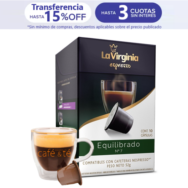 Capsula de Café La Virginia Equilibrado Nespresso 10u