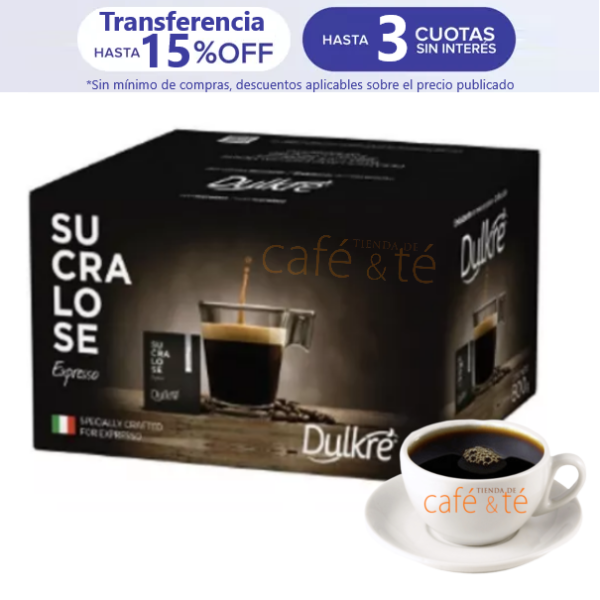 Edulcorante Dulkre Café Expresso Caja 1500 sobres