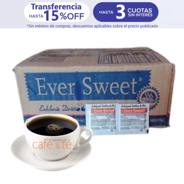 Endulzante Ever Sweet de Mesa Caja de 300 sobres